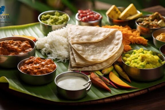 Kozhikode special dishes arranged neatly on a table