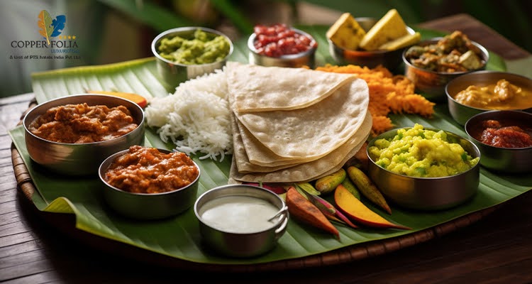 Kozhikode special dishes arranged neatly on a table