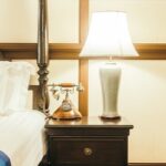 Premium hotel room with soft pillows neat bed and warm lamp